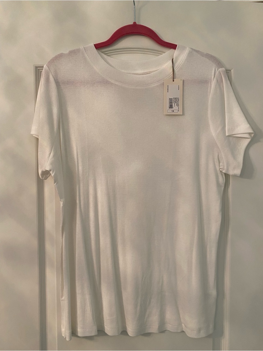 a new day White Crewneck Short Sleeve Tee